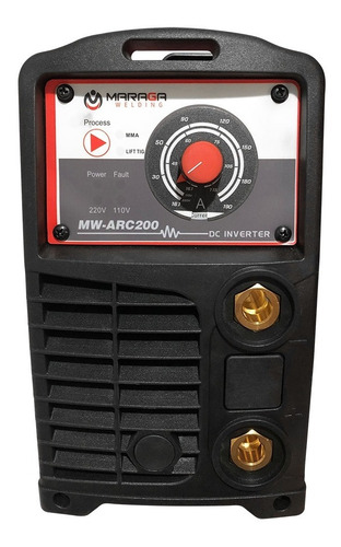 Soldadora inverter Maraga Arc MW-ARC200 roja y negra 50Hz/60Hz 110V/220V