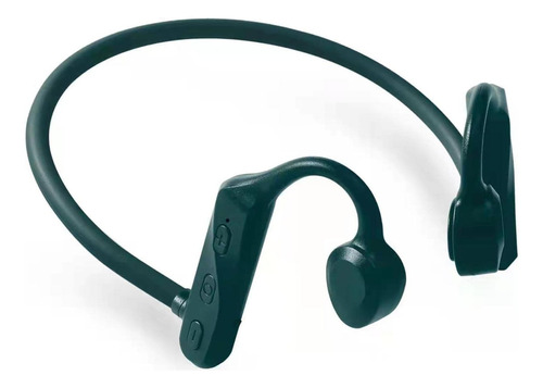Auriculares De Conducción Ósea Bluetooth Sin Oreja K69 Color Verde