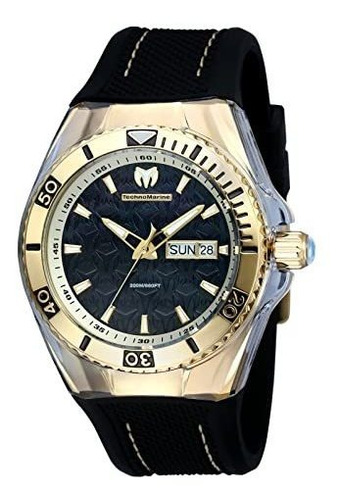 Technomarine Hombres De Tm-115213 Pantalla Monograma Analógi