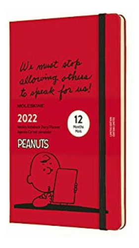 Moleskine Planificador Semanal 2022 De Peanuts Para 12