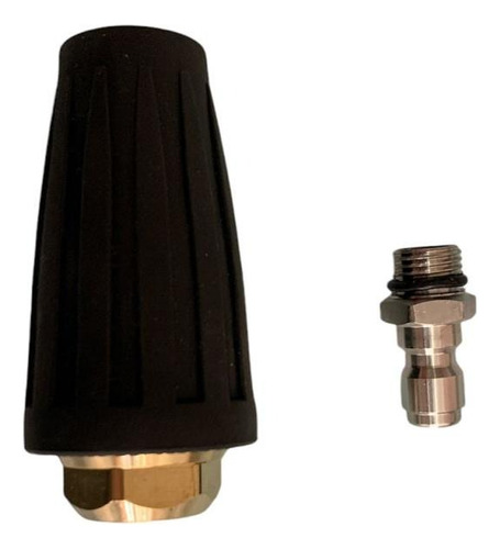 Kit Pistola Corta + Acop/rapido + Pico Turbo Roto Jet