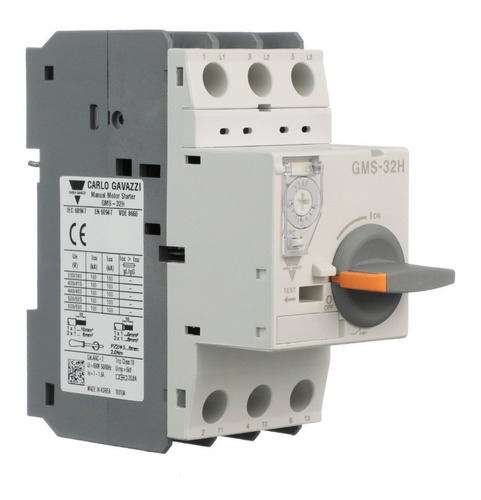 Gms-32h 6a Guardamotor Rango Ajustable 4-6 Amperes