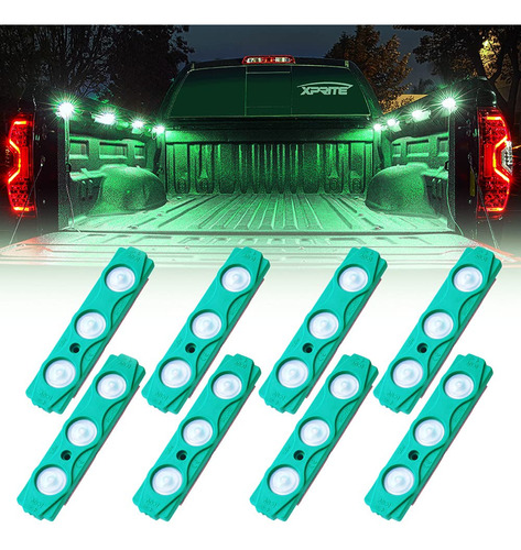 Xprite Green Led Camión De Bombillas Con Interruptor On/off,