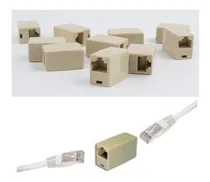 Comprar Empalme Puente Para Cable De Internet O Red Conector Rj45 