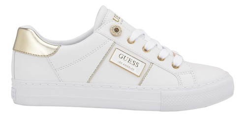 Tenis Guess Mujer Loom Blancos Urbano Original 