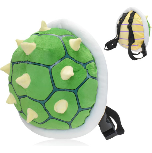 Mochila Zhypff Con Forma De Caparazón De Tortuga Verde De Fe Color Green Thorn