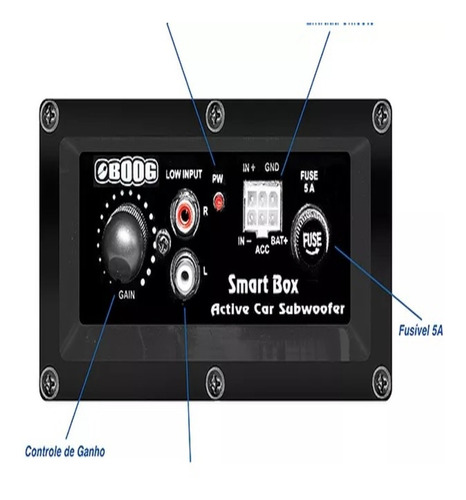 Imagem 5 de 6 de Caixa Ativa Smart Boog Para Picape Caminhonete