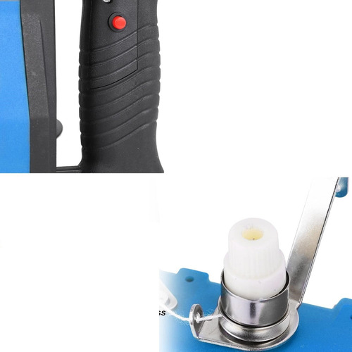 Máquina Costura Saco Sacaria C/ Bomba Óleo + 4 Linha E Óleo Cor Azul 220v