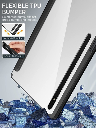 Moko Case Para Galaxy Tab S8 Plus X806 X800 Con Pen Holder