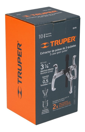 Extractor De Poleas 3 Quijadas 3'' Truper 14500
