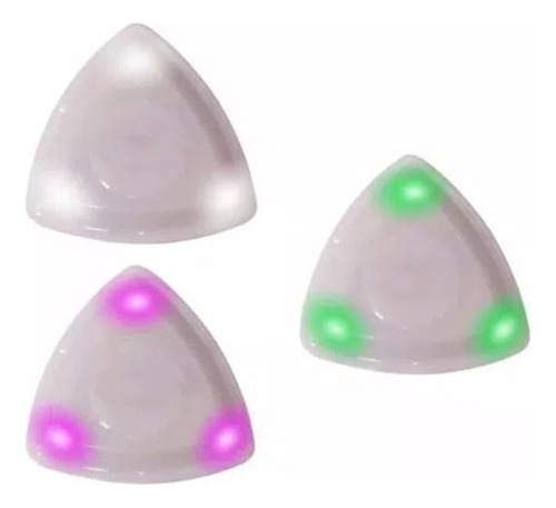 3 Púas Triangulares Iluminadas Sensibles Al Tacto