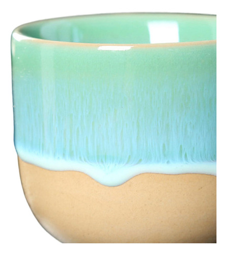 4 Tazas De Cerámica 150ml Taza De Espresso Con Patrón Azul