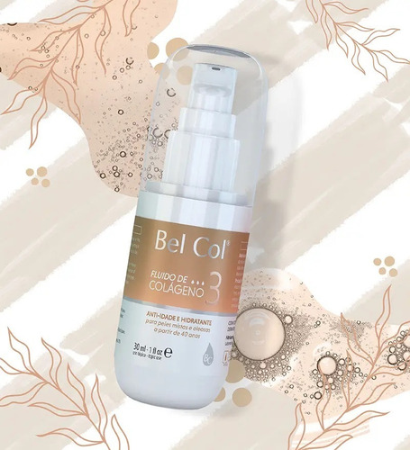 Bel Col Collagen Fluid 3 Home Care +40 30 ml Tiempo de aplicación Día/noche Tipo de piel: Combinada