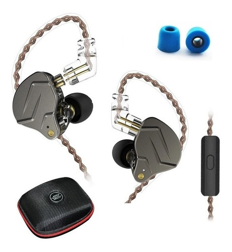 Audífonos Kz Zsn Pro In Ear Con Micro + Estuche + Obsequio