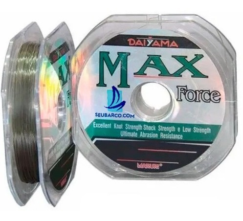 Linha Pesca Maruri Monofilamento Max Force 10 0,52mm 24.3kg