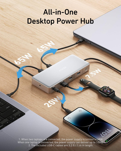 Estación De Acoplamiento Anker Kvm Switch Para 2 Computadora