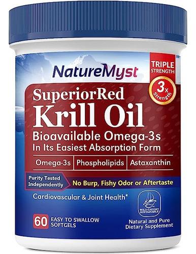 Aceite Krill 1000 Mg Naturemyst - - Unidad A $3498