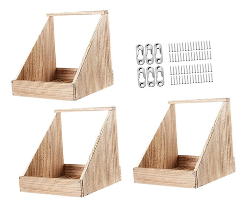 Caja Nido Para Gallinas (3 Unidades, Compartimento Único)