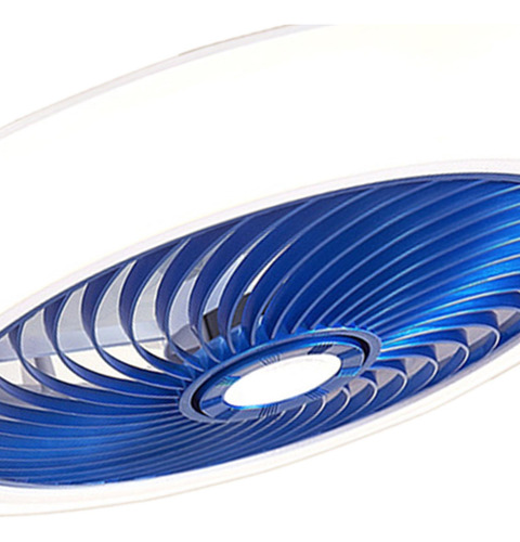 Luces De Techo Con Ventiladores Lámpara De Ventilador Azul