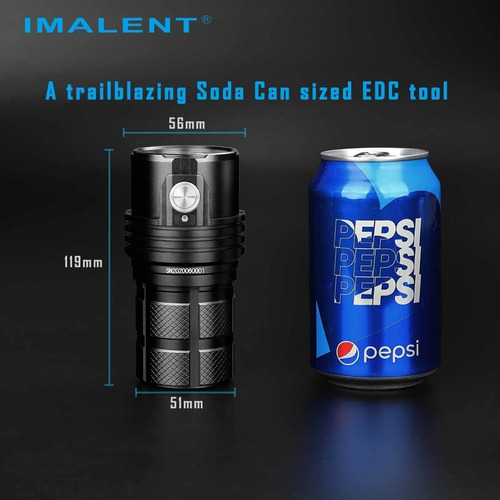 Super Linterna Led Imalent Ms06 25000lm 513m Recargable