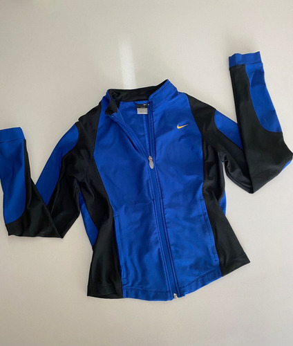Campera Deportiva Mujer Manga Larga Azul S (Usado)