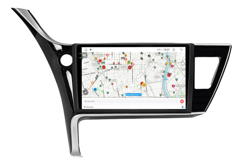 Multimidia Corolla 18/19 9p Octacore Carplay 256gb Tpros 360