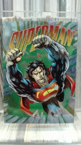 Dc Cómics Superman Trading Card Power Chrome 1995 Nueva