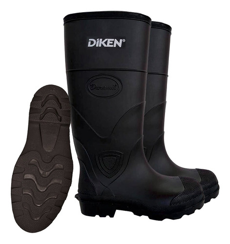 Diken Botas Jardineras/lluvia De Pvc Ecolite Antiderrapante