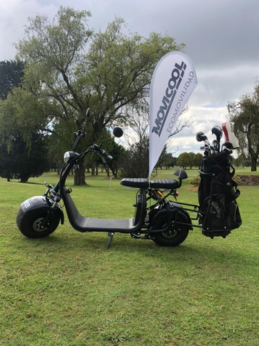 Moto Movicool Eléctric Carro Golf Pie Doble Bluetooth Alarm