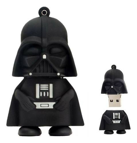 Memoria Usb 128gb Figura Forma Darth Vader Star Wars | Nueva