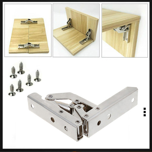 Puerta Plegable C De 90 Grados, Mesa Delgada Con Bisagra Ocu
