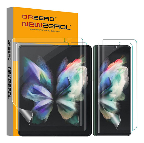 Orzero 2 Juego Para Samsung Galaxy Z Fold 3 5g Suave Tpu