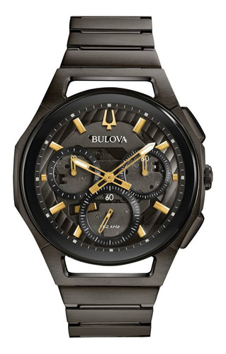 98a206 Reloj Bulova Hpq Curv Plomo