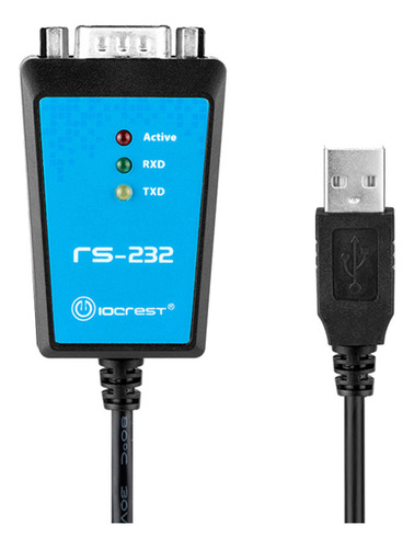 Convertidor De Cable Serie Iocrest Usb 2.0 A Dp9 Rs232 Com P