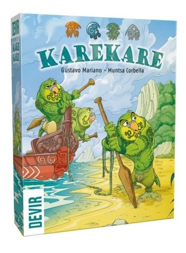 Juego De Mesa Karekare Estrategia Fantástica Original Devir