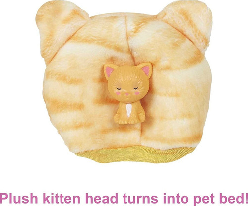 Imagem 4 de 6 de Barbie Cutie Reveal 2022 Lançamento Kittie Gato Negra Gata
