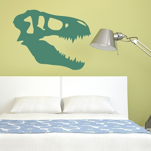 Vinilo Decorativo Craneo Dinosaurio  