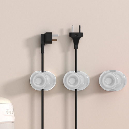 Organizador De 6 Cables Circulares De Color Liso, Cable Magn