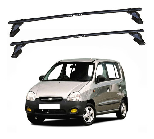 Barras De Techo Eqmax Aco Acero Hyundai Atos 2000-2003