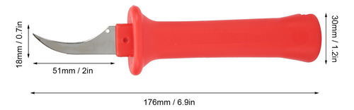 Pelacables Manual, Cuchilla Para Pelar Cables, Con Aislamien