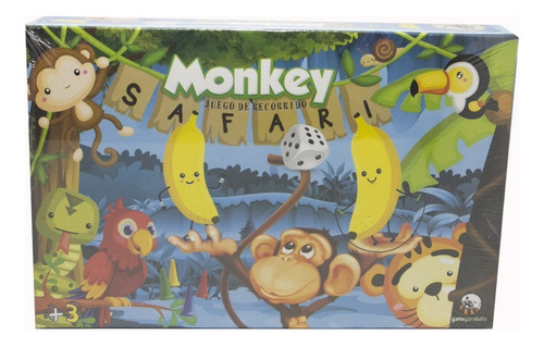 Juego De Mesa Juego De Recorrido Monkey Safari Gato Garabato