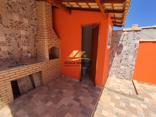 Imagem 6 de 14 de Linda Casa Com 2 Quartos E Área Gourmet Em Unamar - C.128