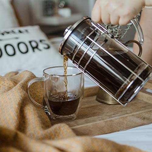 Grosche Madrid Cafetera De Prensa Francesa, Prensa De Té Pre
