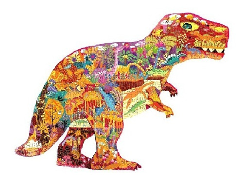 Imagem 1 de 5 de Brinquedo Quebra Cabeça Formato Dinossauro 