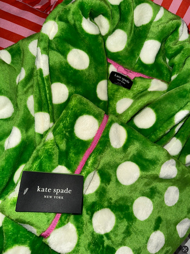 Bata Para Dormir Afelpada Mujer Kate Spade Original