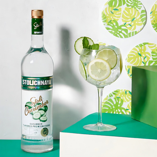 Pack De 2 Vodka Stolichnaya Cucumber 750 Ml