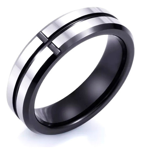 Anillo Moderno De Carburo De Tungsteno Soter | Once