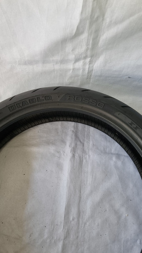Pneu Dianteiro Pirelli Diabo Rosso2 120/70 17 Original Usado (Usado)