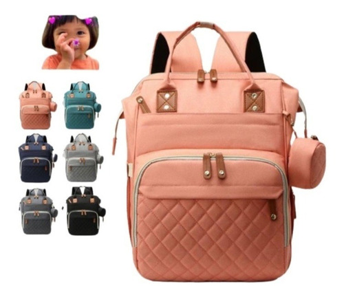 Bolso Mochila Maternal  Infantil Mudador Pañalera Bebe Avy