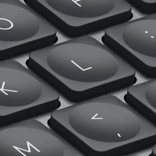 Logitech Master Series Mx Keys + Teclado Numerico Gris Oscuro Español Latinoamérica